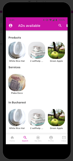 Search for ADs